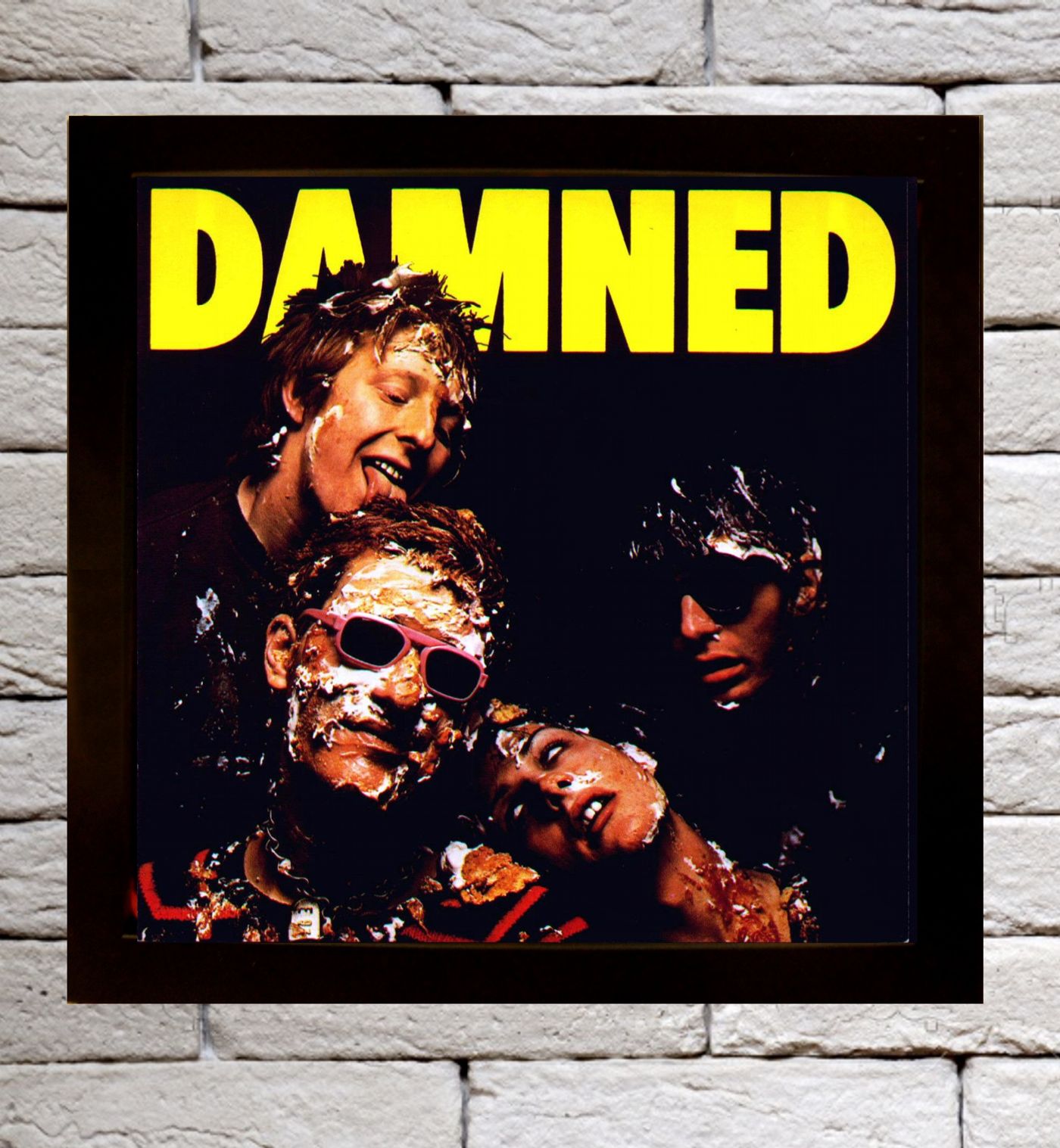 Framed Damned LP Cover