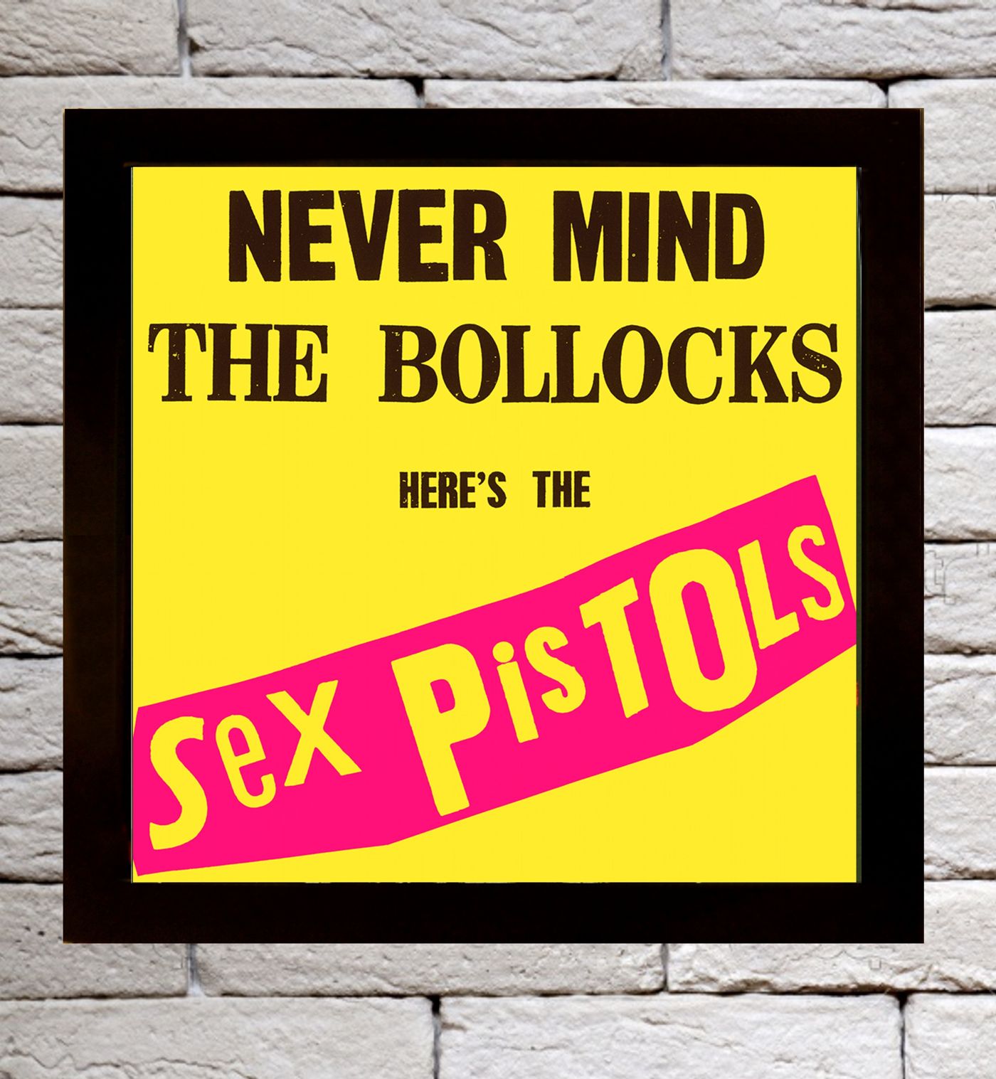 Framed Sex Pistols LP Cover